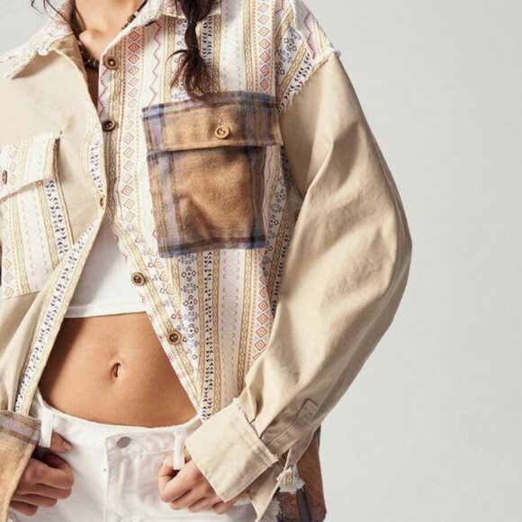 OLI & HALI MIX MEDIA STAR BACK OVERSIZED SHIRT - Picture 4 of 8